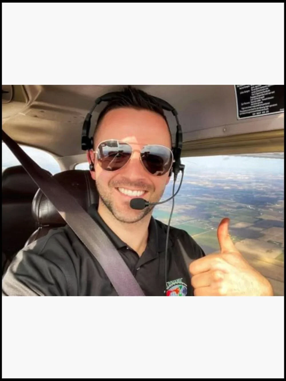 Classic Aviator Frame with Polarized Lens Sunglasses